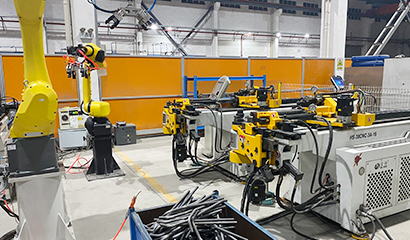 机器人自动化弯管生产线