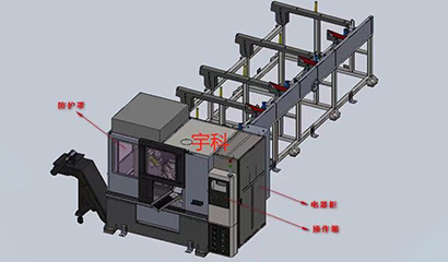 自动上下料冷锯切割流水线