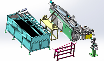 自动上下料弯管生产线