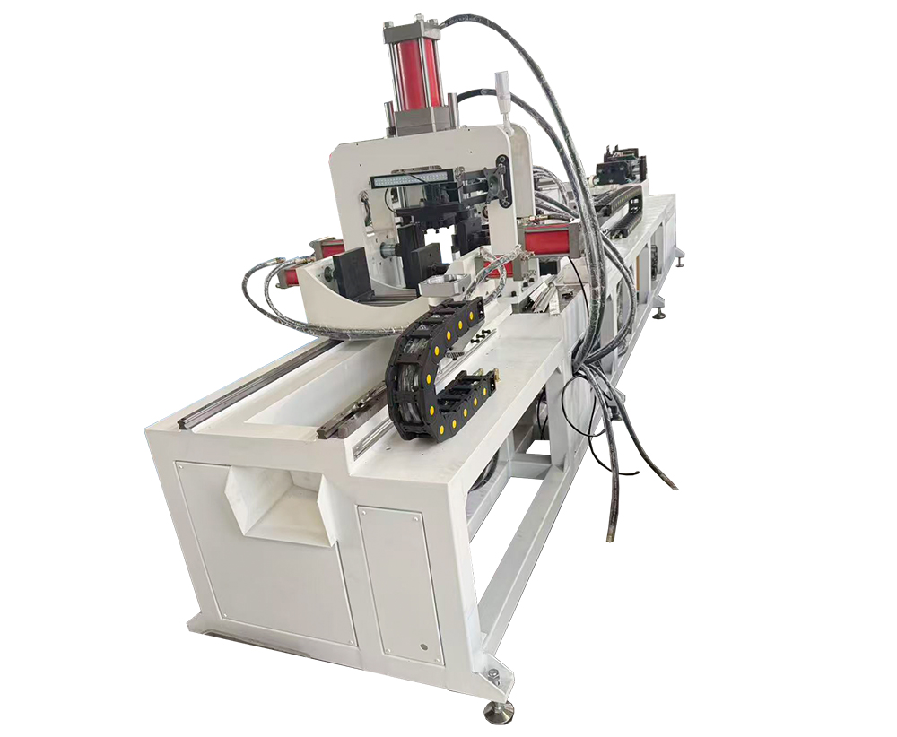 液冷管道等径全自动抜孔机